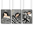 Black Frame / A4 8.27 x 11.69 in / 21 x 29.7 cm / Satin Photo Paper 280 gsm
