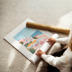 Unframed / A4 8.27 x 11.69 in / 21 x 29.7 cm / Satin Photo Paper 280 gsm