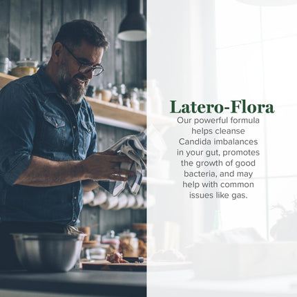 Latero-Flora Probiotic 60 Count by Global Healing Center