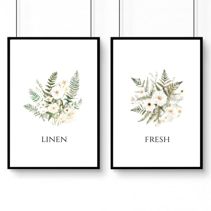 Laundry Room Pictures | Set of 2 wall art prints