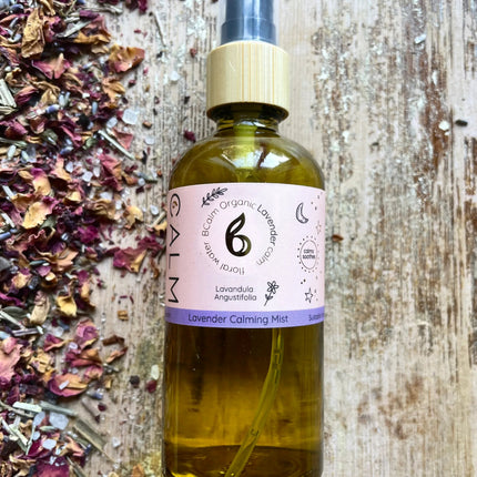 Organic Lavender Water Mist – Calming Facial & Pillow Spray