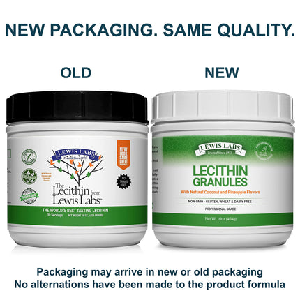 Lecithin Granules Supplement | Natural Soy Lecithin Powder | Phosphatidylcholine | Brain Health & Immune Support | 16 oz