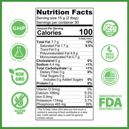 Lecithin Granules Supplement | Natural Soy Lecithin Powder | Phosphatidylcholine | Brain Health & Immune Support | 16 oz