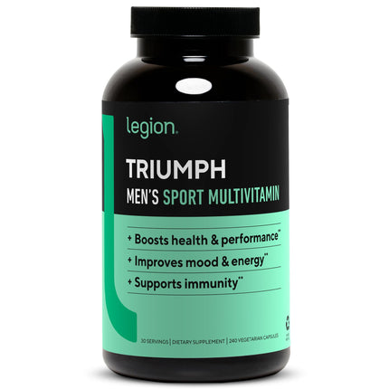 LEGION Triumph Men's Sport Vitamin — Complete Multivitamin for Men, 21 Vitamins