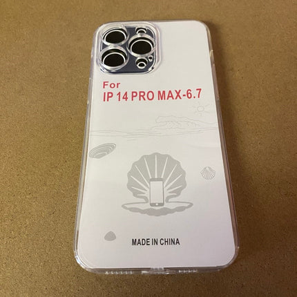 Soft TPU Clear Case with Dust Plug - For iPhone 14 Pro Max