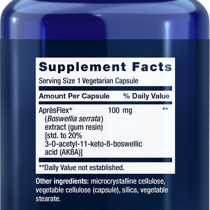 Life Extension 5-LOX Inhibitor with ApresFlex 100 mg – 60 Veg Caps (Pack of 2)