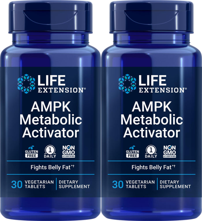 Life Extension AMPK Metabolic Activator - 2 Pack (60 Veg Tablets)