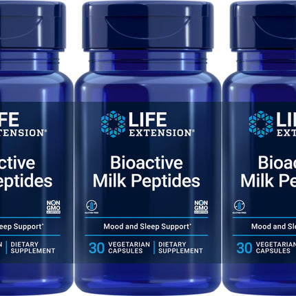 Life Extension Bioactive Milk Peptides - 150 mg - 30 Veg Caps (Pack of 3)