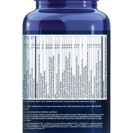 Life Extension Mix Tablets – High-Potency Multi-Nutrient Formula for Whole-Body Health (Gluten-Free, 240 Tablets)