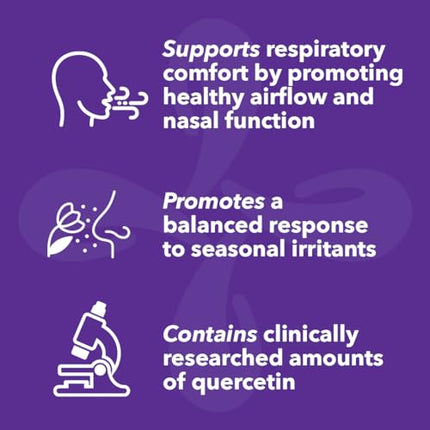 LifeSeasons Breathe-X: Allergy & Sinus Relief Supplement – Fast-Acting, Non-Drowsy