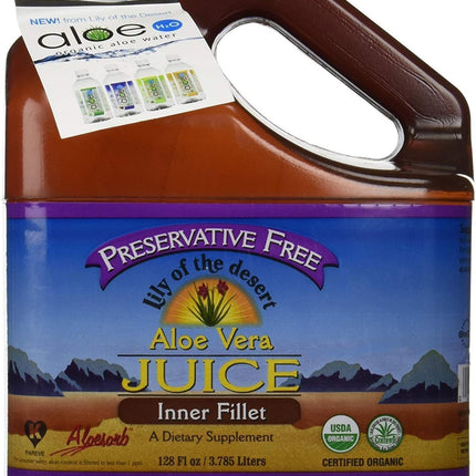 Lily Of The Desert Preservative Free Aloe Vera 1 gal | Pure Aloe Vera Gel