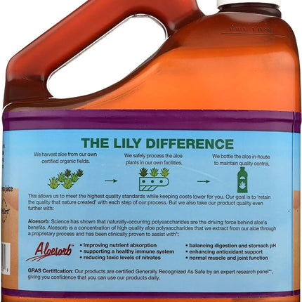 Lily Of The Desert Preservative Free Aloe Vera 1 gal | Pure Aloe Vera Gel
