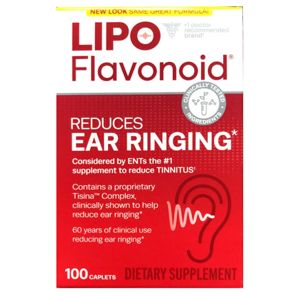 Lipo-Flavonoid Plus Dietary Supplement for Ear Health - 100 ea, Pack of 3