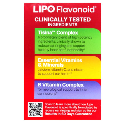 Lipo-Flavonoid Plus Dietary Supplement for Ear Health - 100 ea, Pack of 3