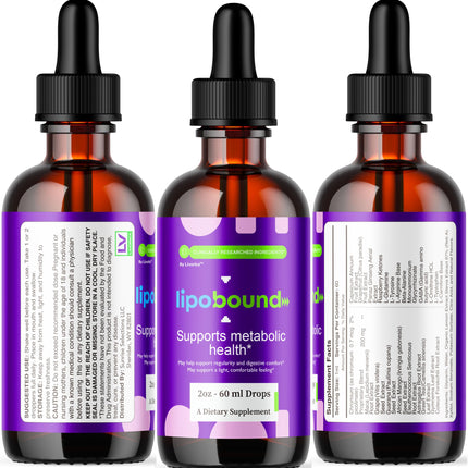 Lipobound Drops (2 Pack) – Advanced Liquid Formula for Daily Wellness