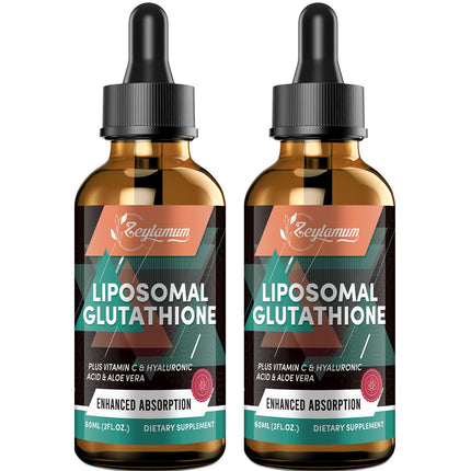 2000mg Liposomal Glutathione Liquid Drops – Ultra High Absorption | Immune & Skin Support