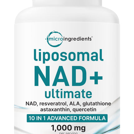 Liposomal NAD+ 1,000mg | 60 Veggie Capsules | Anti-Aging & Energy