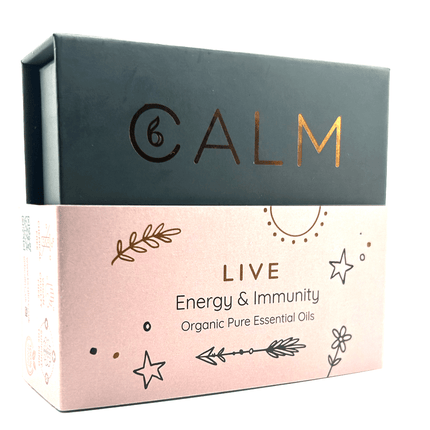 Live Calm Essential Oil Set - Energy & Immunity Boost