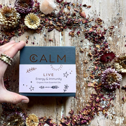Live Calm Essential Oil Set - Energy & Immunity Boost