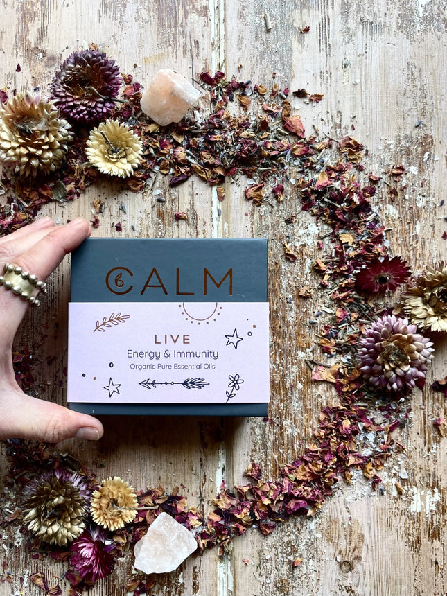 Live Calm Essential Oil Set - Energy & Immunity Boost