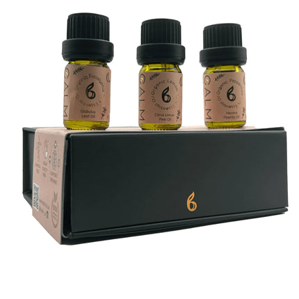 Aroma Diffuser with our Live Calm Oil Set - Energy & Immunity Boost