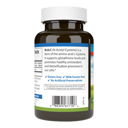 Carlson NAC 500mg – N-Acetyl Cysteine for Liver Health & Immune Support | 120 Vegetarian Capsules