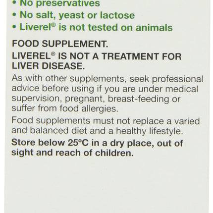 Liveral Vitabiotics Liverel - 60 Tablets | Liver Support Supplement
