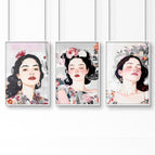 White Frame / A4 8.27 x 11.69 in / 21 x 29.7 cm / Satin Photo Paper 280 gsm