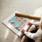 Unframed / A4 8.27 x 11.69 in / 21 x 29.7 cm / Satin Photo Paper 280 gsm