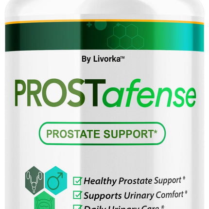 LIVORKA Prostafense Health Supplements for Men Capsules – Official Prostafense Pills, Daily Wellness, 60 Capsules