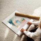 Unframed / A4 8.27 x 11.69 in / 21 x 29.7 cm / Satin Photo Paper 280 gsm