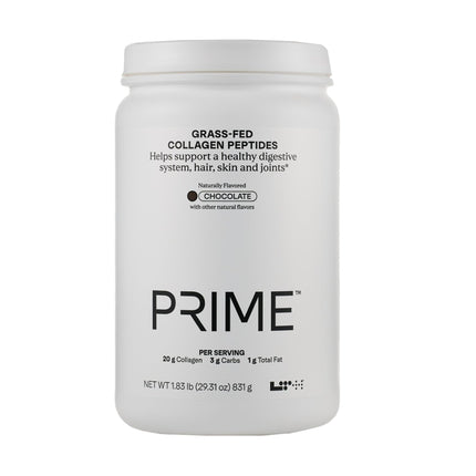 LTH Prime Collagen Peptides – Digestive Health, Joints, Hair & Skin | Grass-Fed Chocolate | 30 Servings