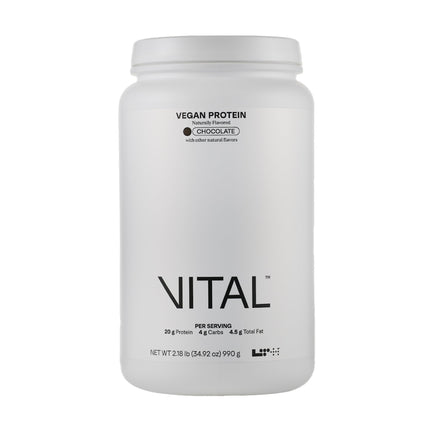 LTH Vital Vegan Protein - Trusted by Life Time Members | Plant-Based Pea Protein - Chocolate, 30 Servings