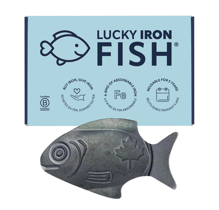 Lucky Iron Fish – The Original Daily Iron Fortification Tool (5-year supply included)