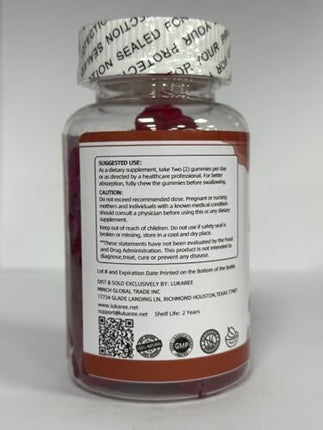 Lukaree Liver Cleanse Detox Gummies – Milk Thistle, Dandelion, Artichoke & Elderberry