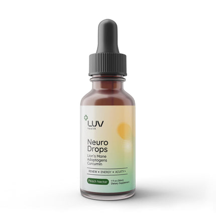 LUV health Neuro Drops – Nerve & Joint Support with Organic Adaptogens – Made in USA