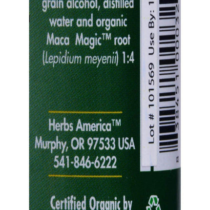 Maca Magic Organic Maca Extract (2oz) – Full Spectrum Peru Maca