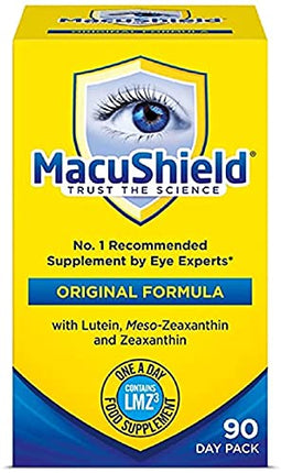 MacuShield Eye Supplement | 90 One‑A‑Day Capsules