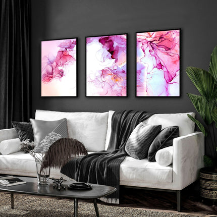 Contemporary art wall | set of 3 wall art prints