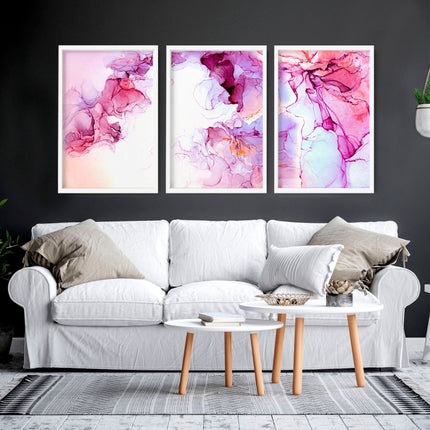 Contemporary art wall | set of 3 wall art prints