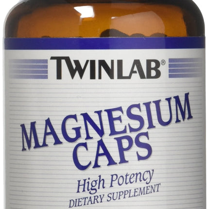 Magnesium 400 mg by Twinlab - 100 Cap (Pack of 3)