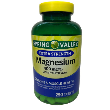 Magnesium Extra Strength 400 mg – 250 Tablets | Dietary Supplement