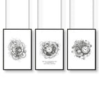Black Frame / A4 8.27 x 11.69 in / 21 x 29.7 cm / Satin Photo Paper 280 gsm
