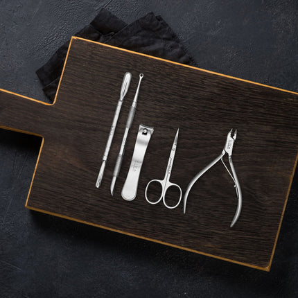 Silver Nail Tools Pro - 5 Pieces
