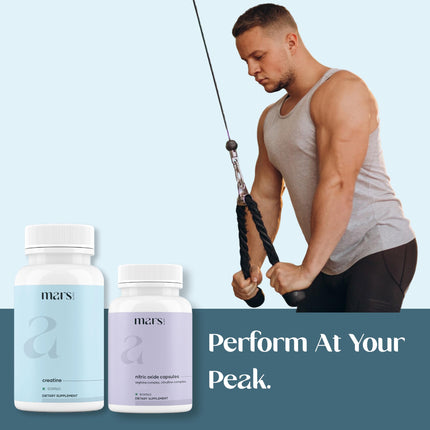 Mars Beast Mode Combo | Plant-Based Nitric Oxide & Creatine Capsules | Pack of 1