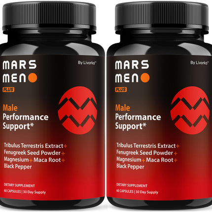 Mars Men Plus – 2 Pack Natural Support Capsules | Premium Multivitamin