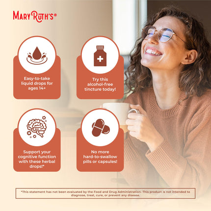 MaryRuth Organics Ashwagandha Root | USDA Organic Ashwagandha Liquid Drops | Stress Relief, Natural Calm, Relaxation and Mood Support Supplement | Adaptogenic | Nervine | Vegan | Non-GMO | 60 Servings