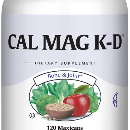 Maxi Health Calcium Magnesium Vitamin D3 K2 - Bone & Joint Support (120 Caps)