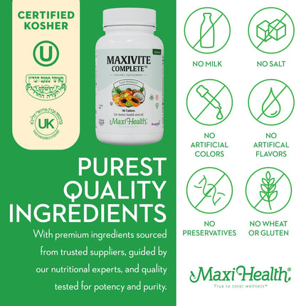 Maxi Health Complete Once Daily Multivitamin - Men & Women, 90 Tablets