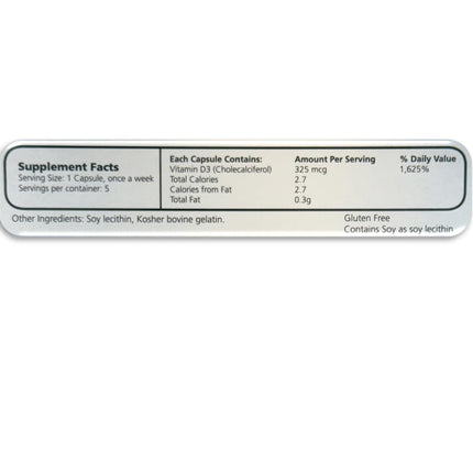 Maximum D3 13,000 IU Box – 60 Capsules (60-Week Supply) | Vitamin D3